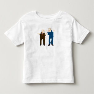 Muppets Sattler And Waldorf looking at each other Toddler T-shirt