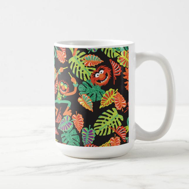 Muppets | Tropical Kermit & Animal Pattern 2 Coffee Mug (Right)