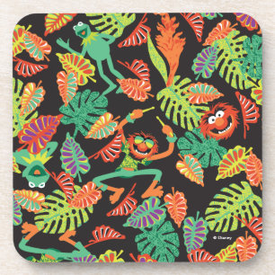 Muppets   Tropical Kermit & Animal Pattern Coaster