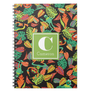 Muppets   Tropical Kermit & Animal Pattern Notebook