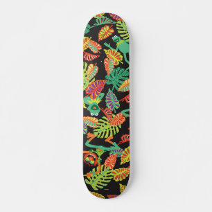 Muppets   Tropical Kermit & Animal Pattern Skateboard