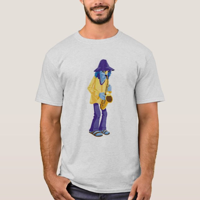 Muppets Zoot playing a saxophone Disney T-Shirt (Front)