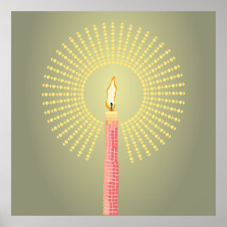 mur à poster abstrait