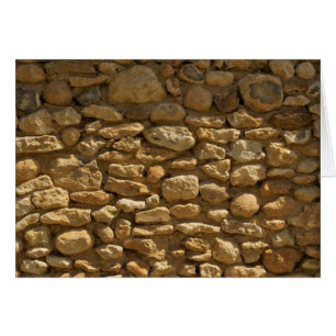 Mur de pierre rustique