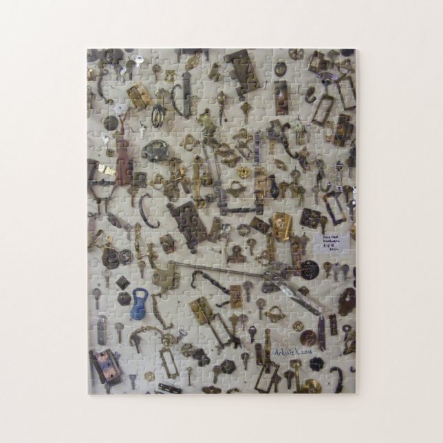 Mur des clés contestant le puzzle (Vertical)