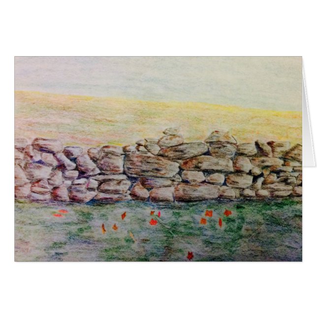 Mur en pierre de pays (Devant horizontal)