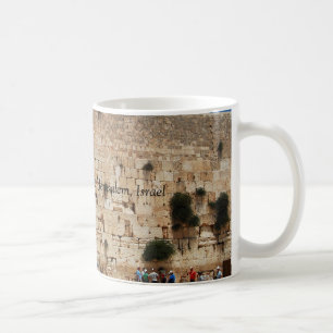 Mur occidental de temple, tasse de Jérusalem,
