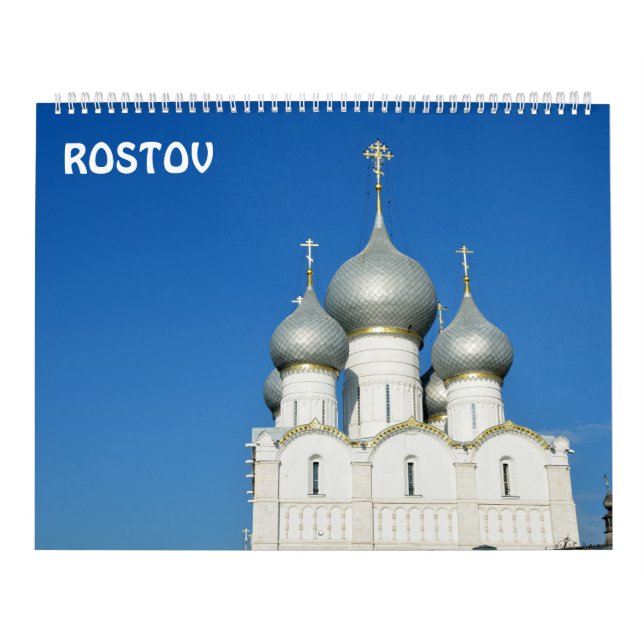 Mural 12 mois Rostov, Russie Calendrier photo (Protection)