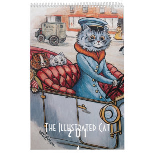 Mural 2014 calendrier de chats de cru - Louis Wain