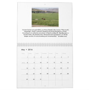 Mural 2016 calendrier - arts iraniens