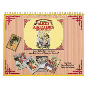 Mural Alice au pays des merveilles Calendrier 2008
