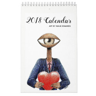 Mural Art By Malik - Calendrier 2018 (Version 2)