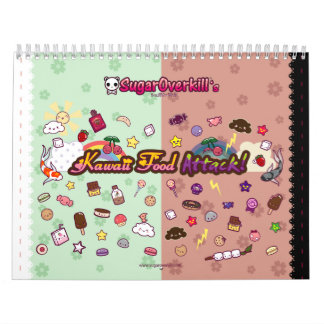 Mural Attaque de nourriture de Kawaii ! Calendrier 2011