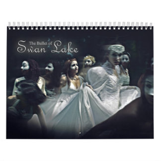 Mural Ballet de calendrier de lac swan