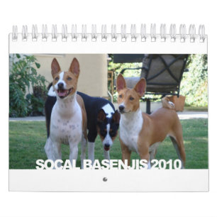 Mural Basenjis de calendrier de Socal 2010