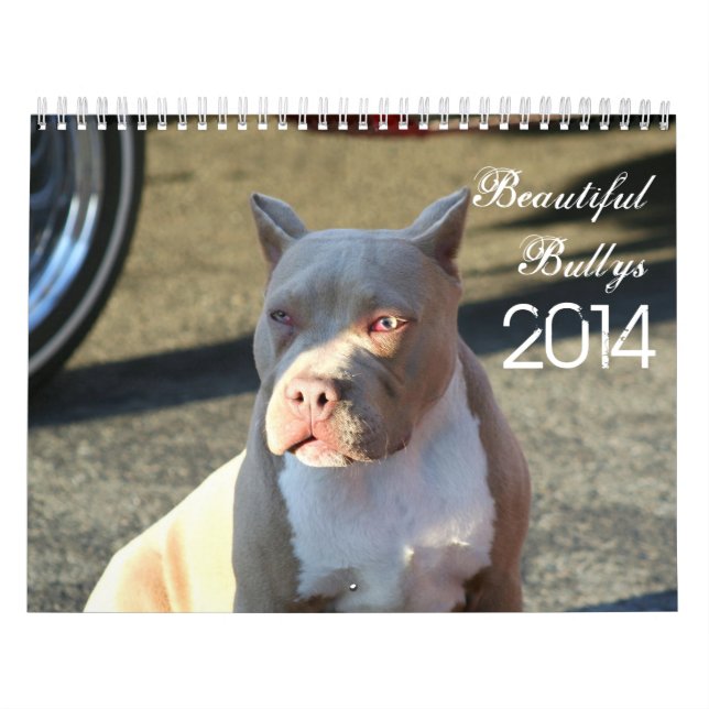 Mural Beau calendrier de chien de Bullys 2014 (Protection)