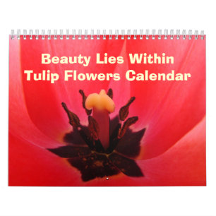 Mural Cadeaux de calendrier Fleurs de Tulipe La Beauté e