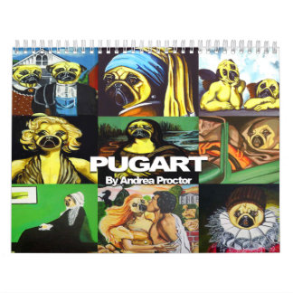 Mural Calendrier $19,95 de PugArt