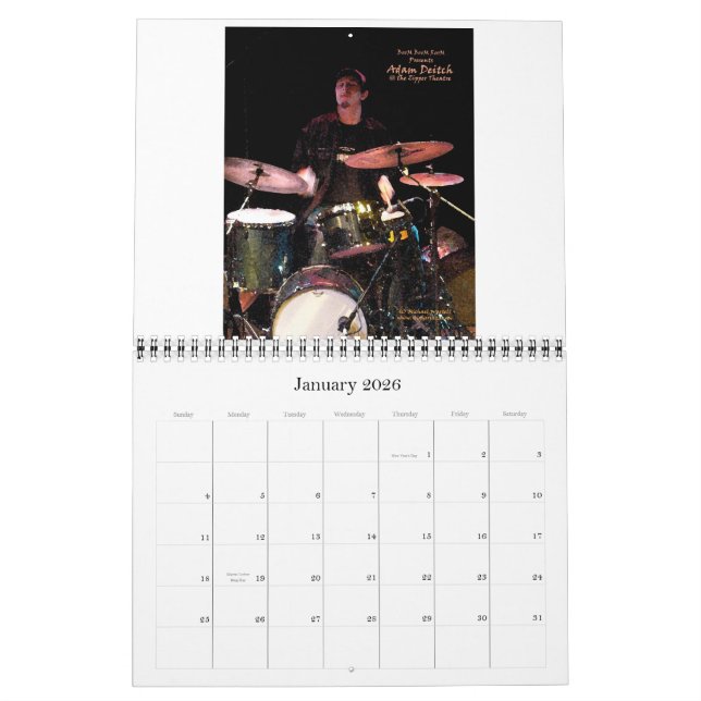 Mural Calendrier 2007 (Jan 2026)