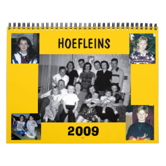 Mural Calendrier 2009 de Hoefleins