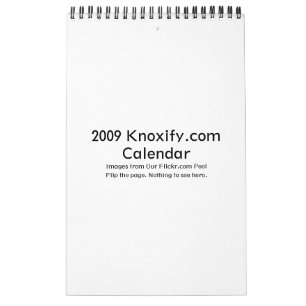 Mural calendrier 2009 de Knoxify.com