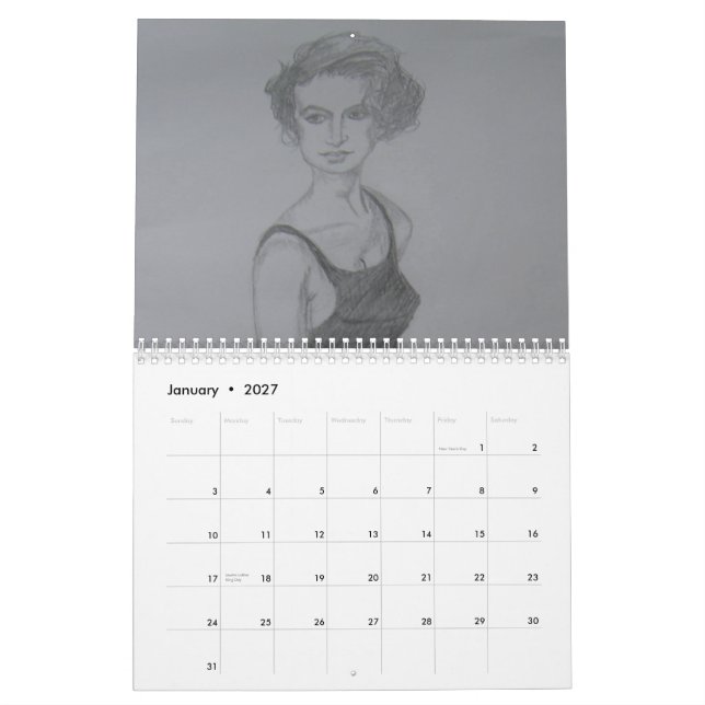Mural Calendrier 2010 (Jan 2027)