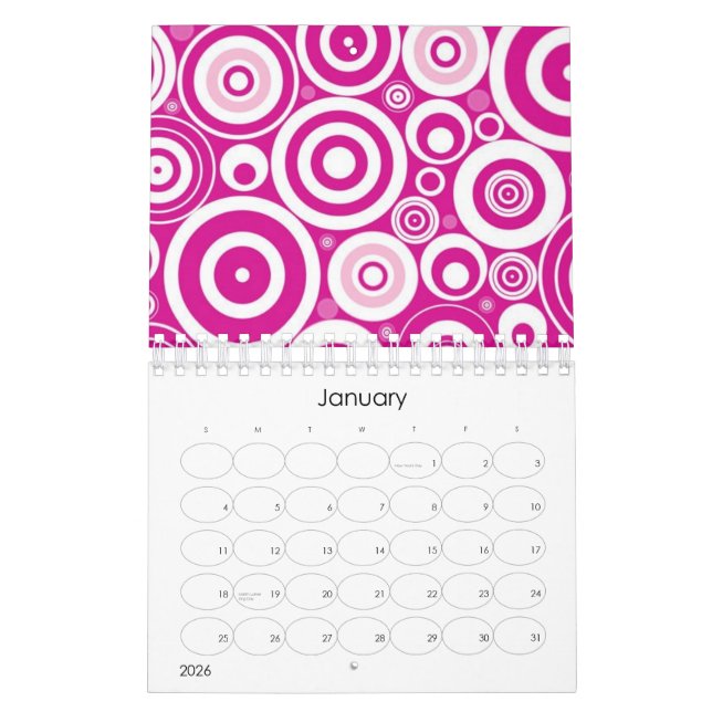 Mural Calendrier 2010 ~ 1960s Grooviest Rétrospective (Jan 2026)