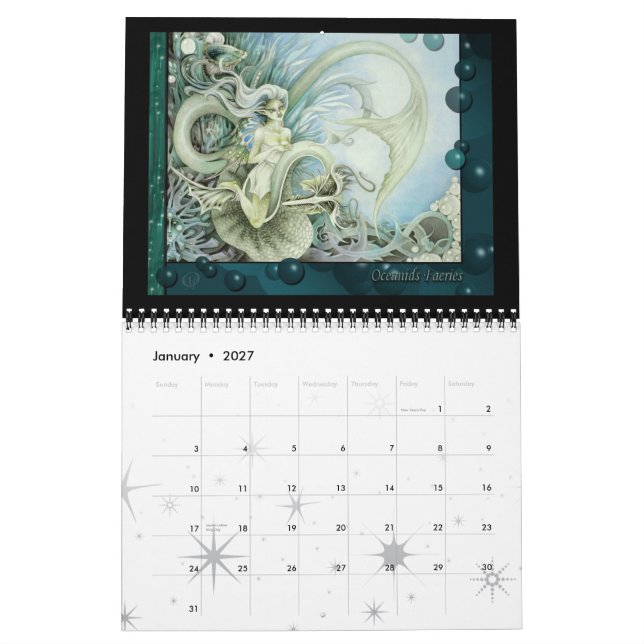 Mural Calendrier 2010 de Magick de Faery (Jan 2027)