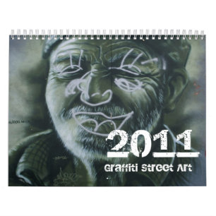 Mural Calendrier 2011 d'art de rue de graffiti