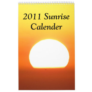 Mural Calendrier 2011 de lever de soleil