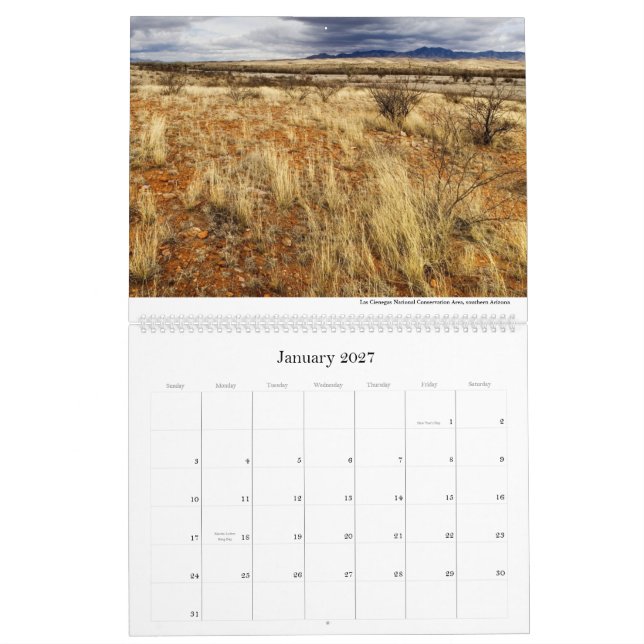 Mural Calendrier 2011 ; Paysages occidentaux (surtout) (Jan 2027)