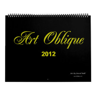 Mural Calendrier 2012 oblique d'art