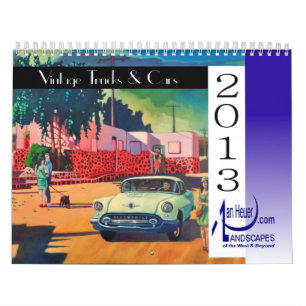 Mural Calendrier 2013 COLLECTABLE ! Camions vintages et