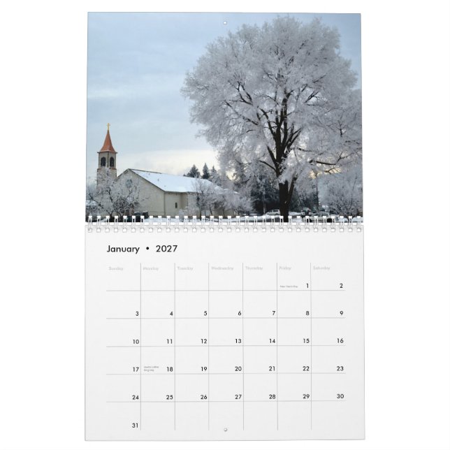 Mural Calendrier 2014 (Jan 2027)
