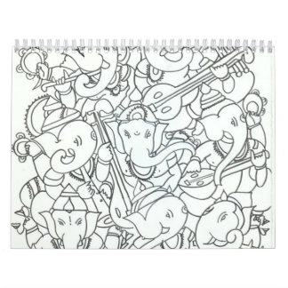 Mural Calendrier 2014 de Ganesha