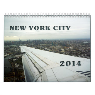 Mural calendrier 2014 de New York