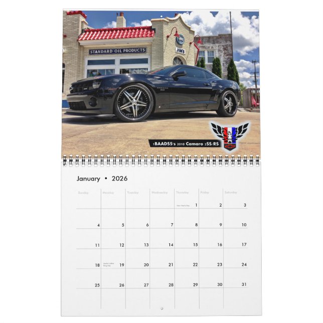 Mural Calendrier 2014 du Michigan FBody (15 mois) (Jan 2026)