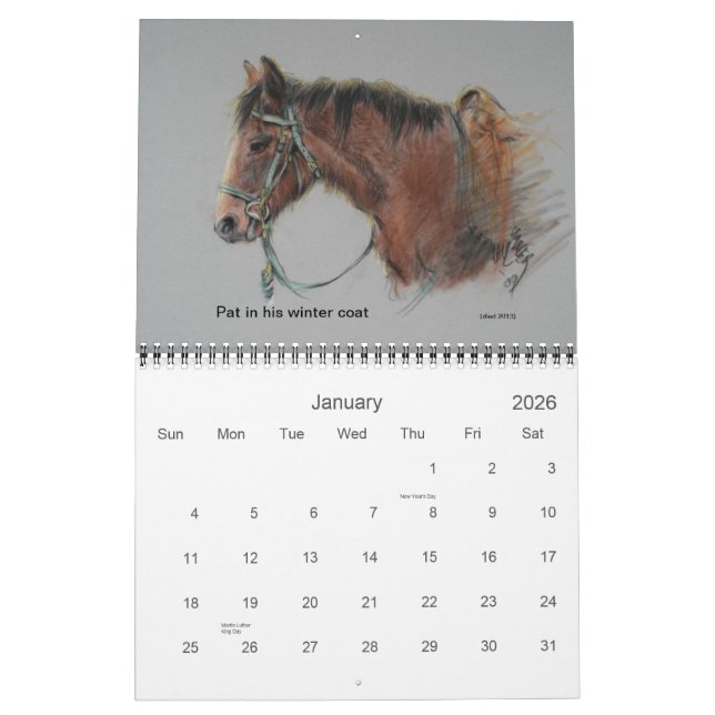 Mural Calendrier 2015 du Morgan Horse Ranch à PRNS (Jan 2026)