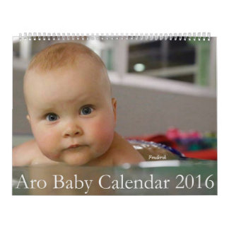 Mural Calendrier 2016 de bébé d'Aro