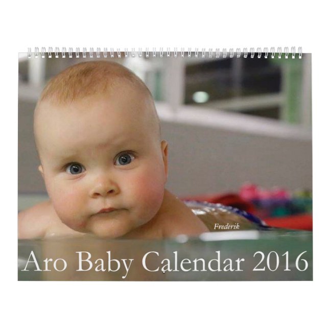 Mural Calendrier 2016 de bébé d'Aro (Protection)