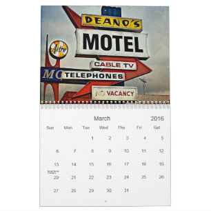 Mural Calendrier 2016 édition de signes de cru de