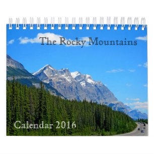 Mural Calendrier 2016 - Les Rocheuses, Canada