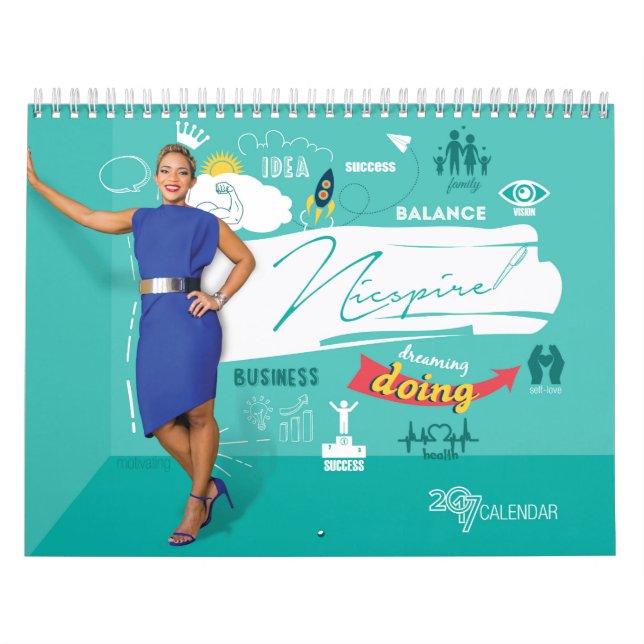 Mural Calendrier 2017 de motivation (Protection)