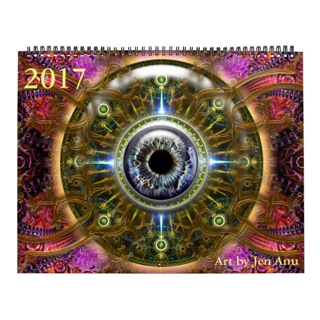 Mural Calendrier 2017 par Jen Anu (Protection)