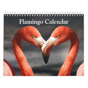 Mural Calendrier 2019 de Flamant rose