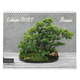 Mural Calendrier 2023 avec Bonsai