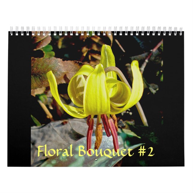 Mural Calendrier - Bouquet floral #2 (Protection)