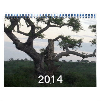 Mural Calendrier Cheetah 2014