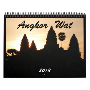 Mural calendrier d'Angkor Vat 2013