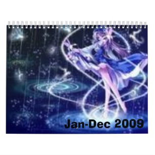 Mural calendrier d'anime